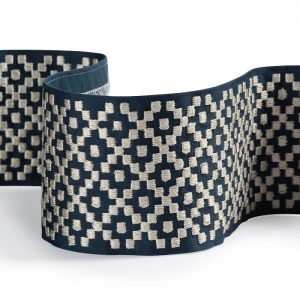 banda decorativa pentru draperii Burford Ink