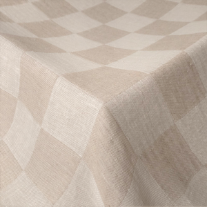 draperii din in cu model geometric Gabito Greige