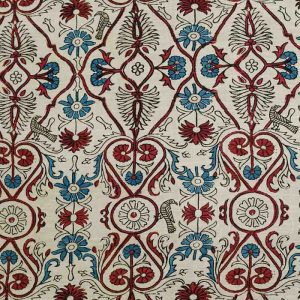 Material textil cu design floral de inspiratie andina Kay 1