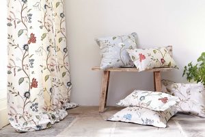draperii brodate matase