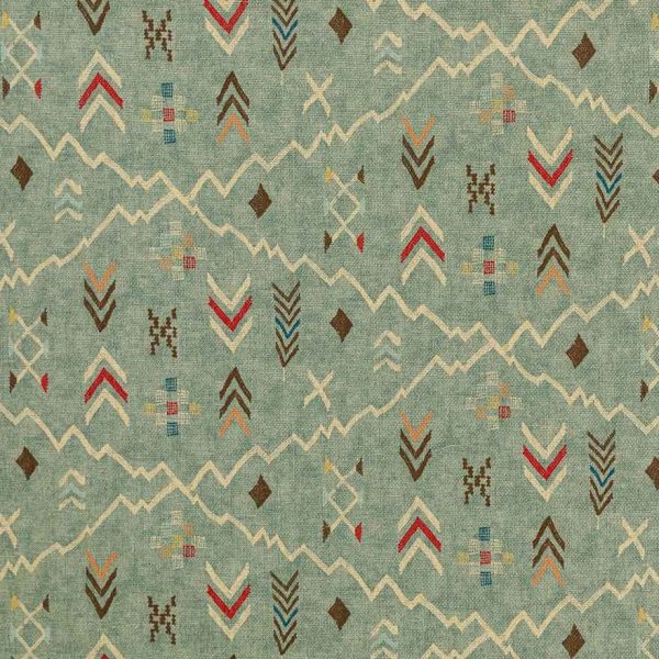 Material textil tapiterie cu motive etnice Cheyenne Agua