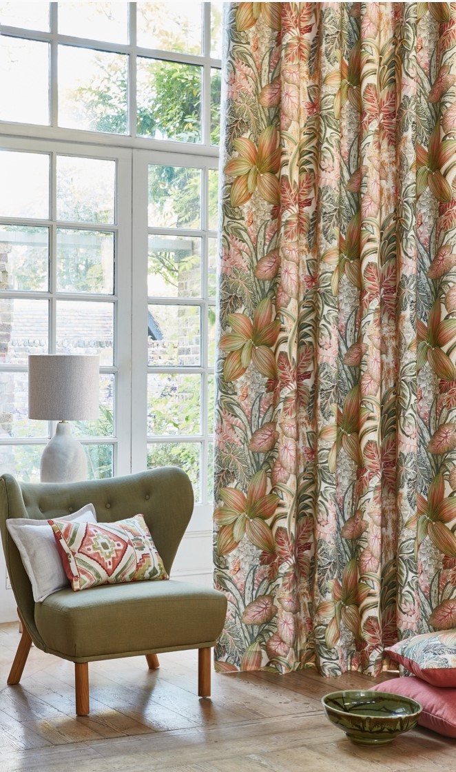 draperii florale