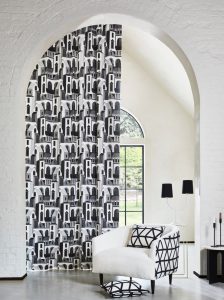 draperii alb negru
