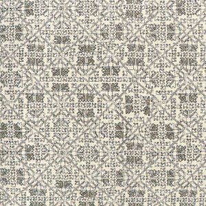 Tapiterie design geometric Mauritana Green Grey Natural
