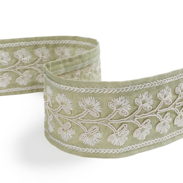 Banda decorativa draperii Honeysuckle Braid Woodsage