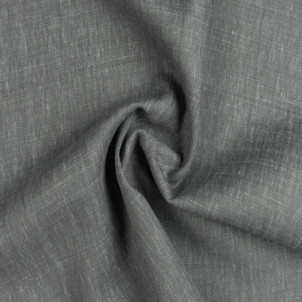Draperii din in Brina Grey-Black