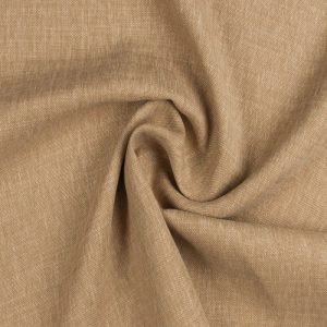 draperii din in culoare caramel fibră naturală