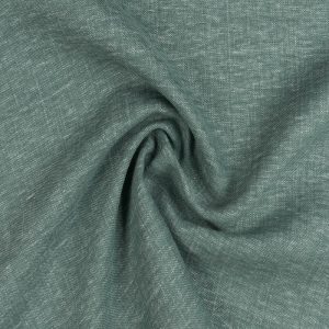 draperii din in verde profund Brina Forest Green – material drapat