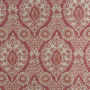 Tapițerie decorativă clasică cu motiv damasc Sahar Red