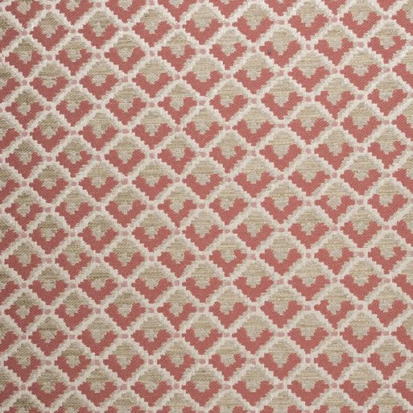 Tapițerie geometrică clasică Mimari Red
