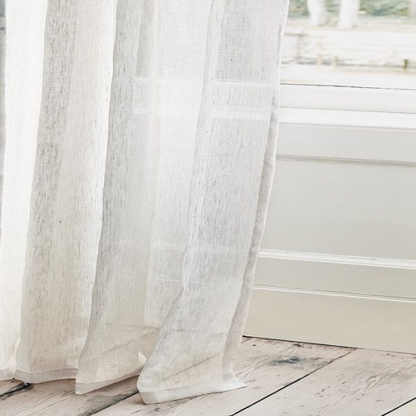 Perdele din in transparente Lismore Ivory
